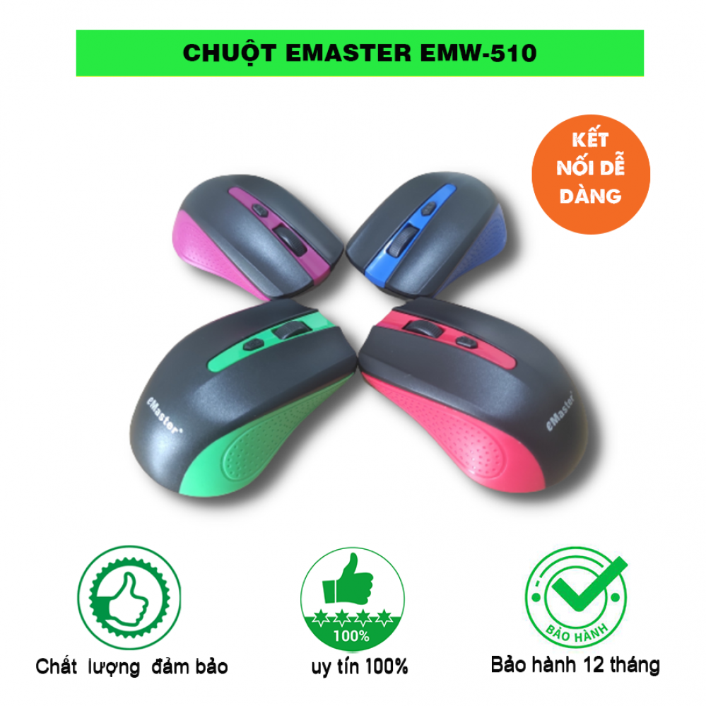 Chuột Emaster EMW510 không dây