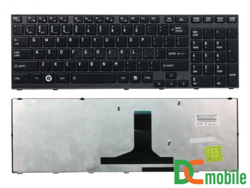 Bàn phím laptop Toshiba Satellite A660 A660D A665 A665D P750 P750D P755 P770 P775 – A660 A665