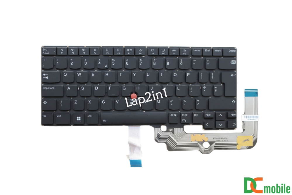 Bàn phím laptop Lenovo Thinkpad T14s Gen 3, Type: 21BR 21BS (Dòng T14s là phím âm, không khung) (CÓ ĐÈN, BH 6TH)