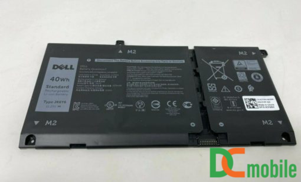 Pin laptop Dell Latitude 3410 3510, Vostro 5300 5401 5402 5501 5502, Inspiron 5300 5400 5401 5402 5408 5409 5501 5508 7300 7405 7500, JK6Y6 40WH (ZIN) – 3 CELL *KO CẤN HDD*