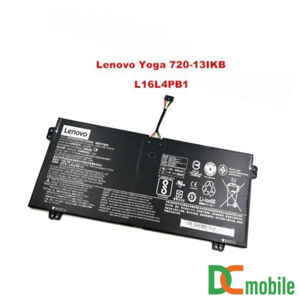 Pin laptop Lenovo Yoga 720-13ikb, 730-13IKB, L16L4PB1 L16C4PB1 L16M4PB1 (ZIN) – 4 CELL