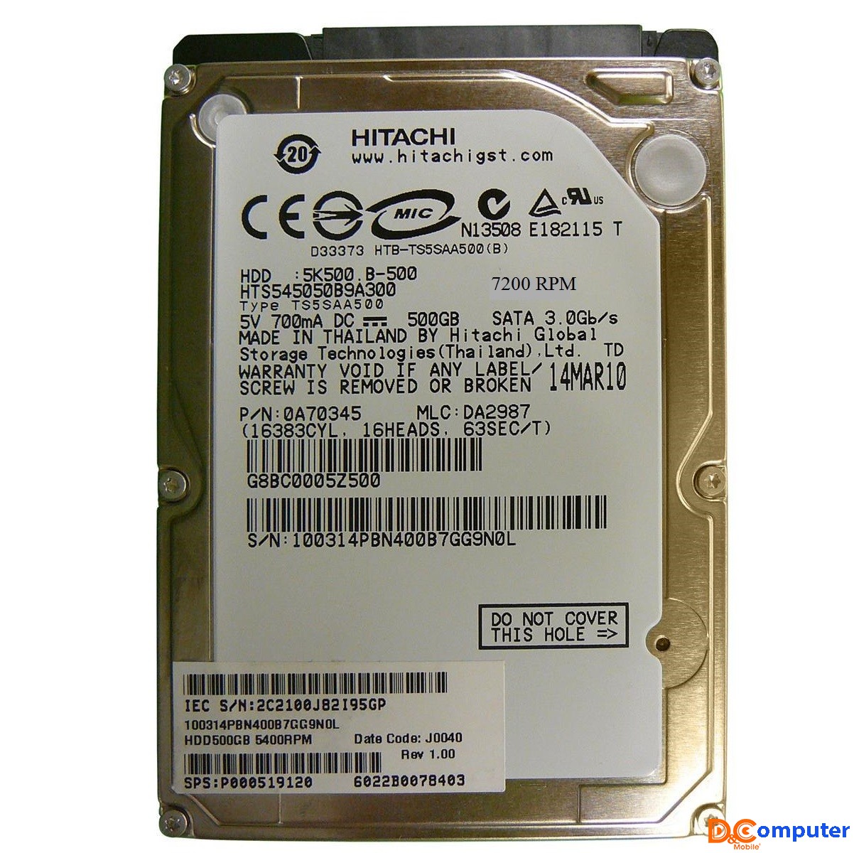 Ổ cứng HDD 500GB 