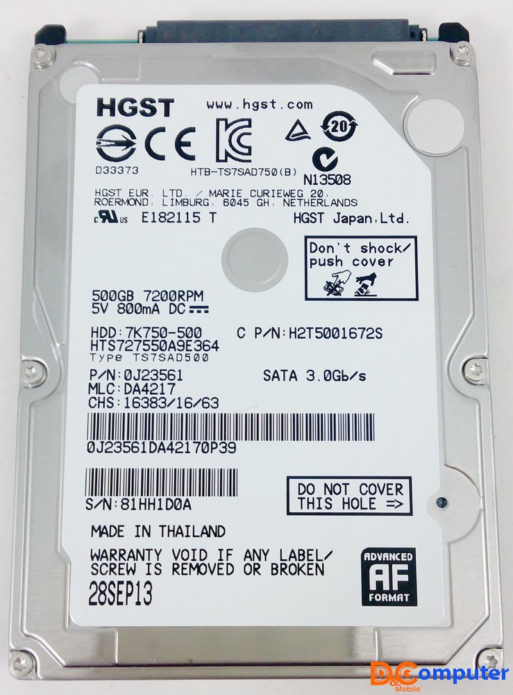 Ổ cứng HDD 500GB