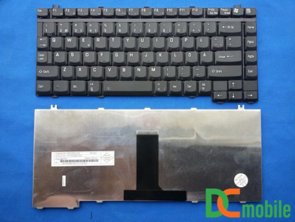 Bàn phím laptop Toshiba Qosmio E10 E15 F15 G10 G15, Tecra A1 A2 A3 A4 A5 A6 A7 A8 M1 M2 M3 M4 M11 S2 S3 – A10