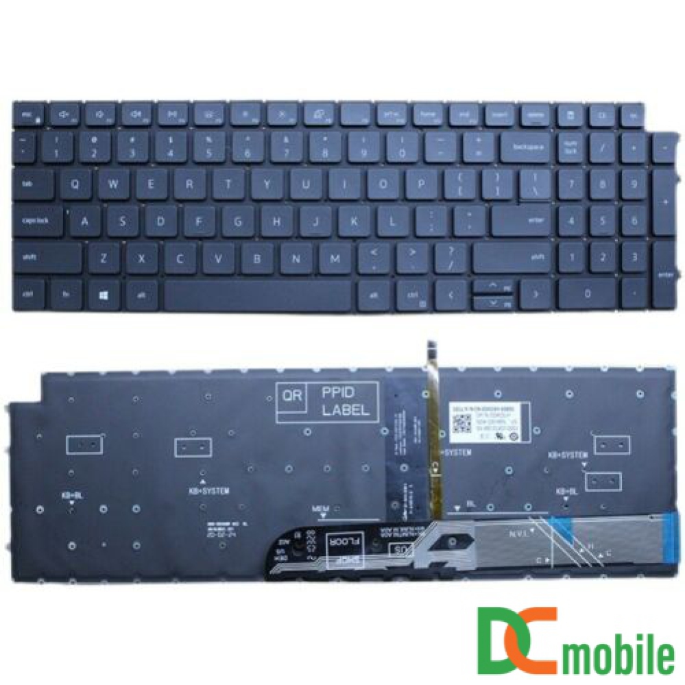 Bàn phím laptop Dell Inspiron 15 3511 3515 5510 5515 7510 16 7610, Vostro 15 3510 3515 3520 3525 5510 5515 (CÓ ĐÈN)