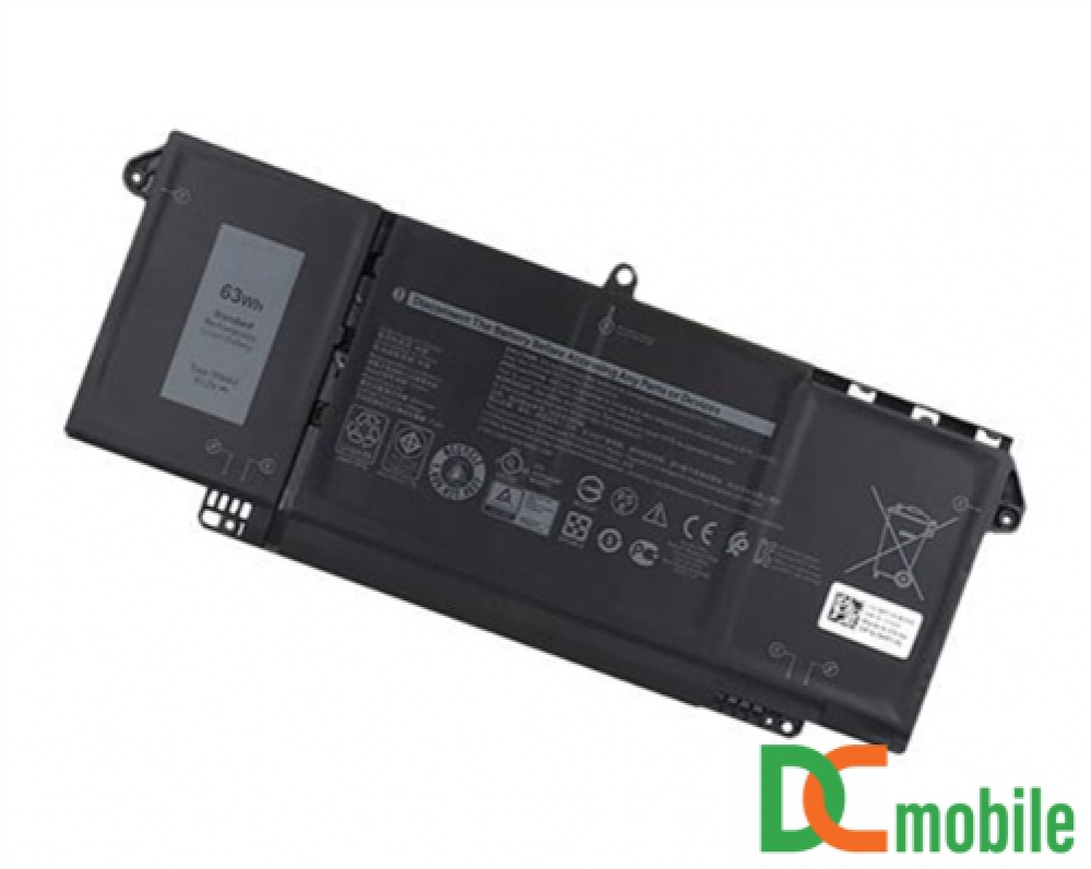 Pin laptop Dell Latitude 5320 7320 7420 7520, 7FMXV 63WH (ZIN) – 4 CELL