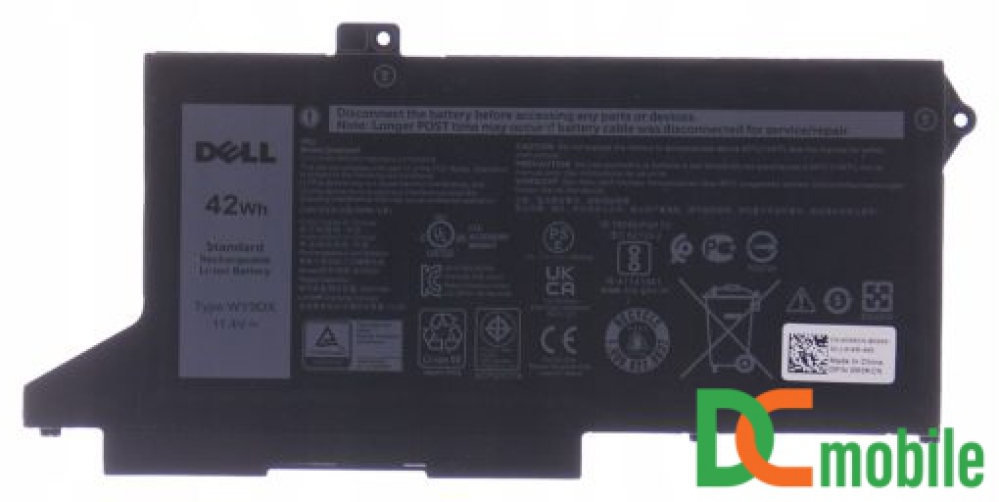 Pin laptop Dell Latitude 5420 (Gen 11), Latitude 5520 (Gen 11), 42WH WY9DX (ZIN) – 3 CELL *KO KÉN WH*