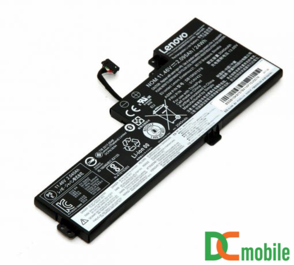 Pin laptop Lenovo Thinkpad T470 T480 (ZIN) – 3 CELL *GẮN TRONG*