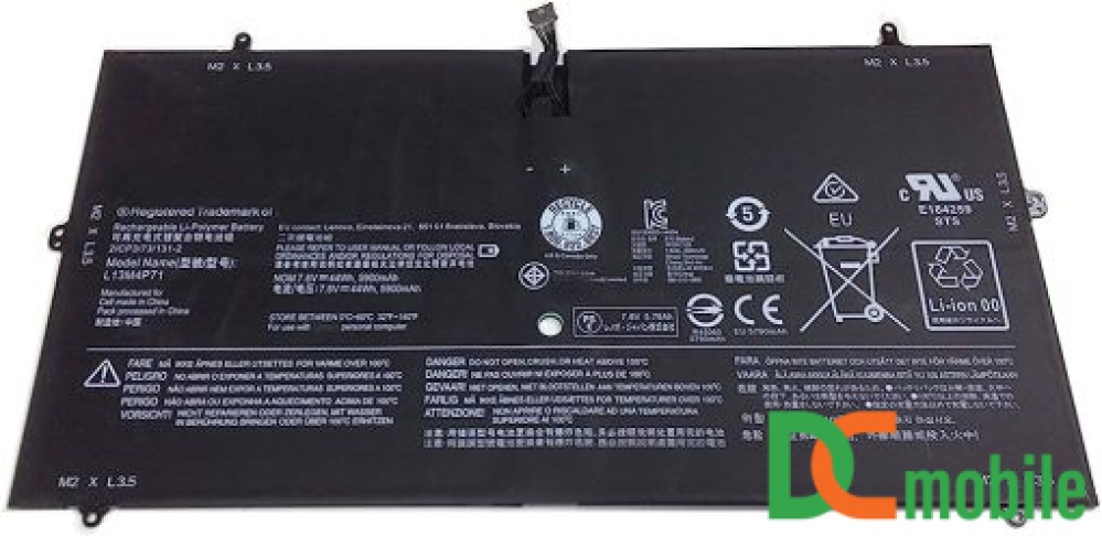 Pin laptop Lenovo Yoga 3 Pro 1370 Pro 5Y71 80HE, L13M4P71 L14S4P71 (ZIN) – 2 CELL