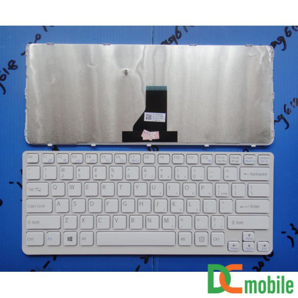 Bàn phím laptop Sony Vaio SVE14 SVE141 SVE14A, 1 chân ốc – SVE 141 TRẮNG (KHUNG)