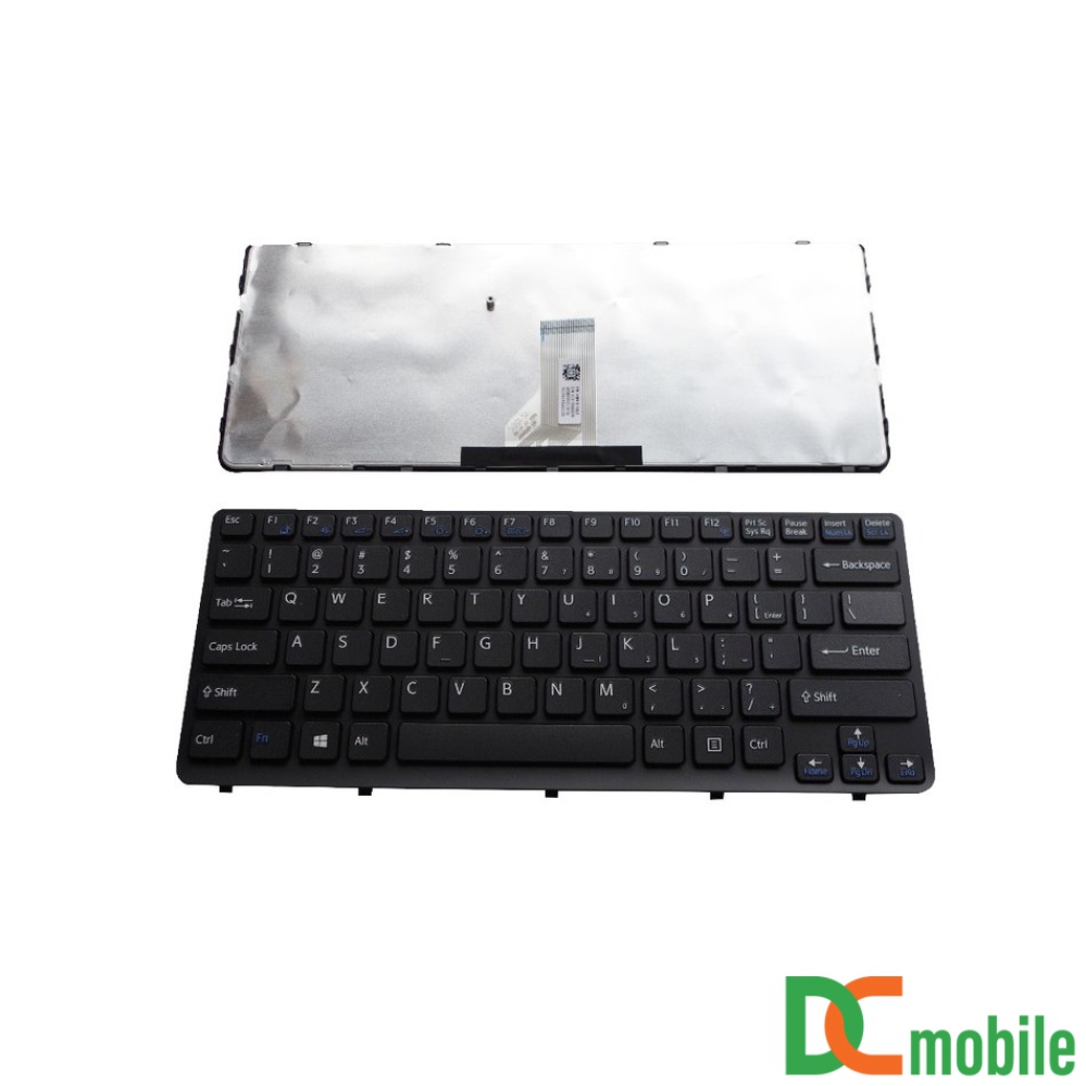 Bàn phím laptop Sony Vaio SVE14 SVE141 SVE14A, 1 chân ốc – SVE 141 ĐEN (CÓ ĐÈN)