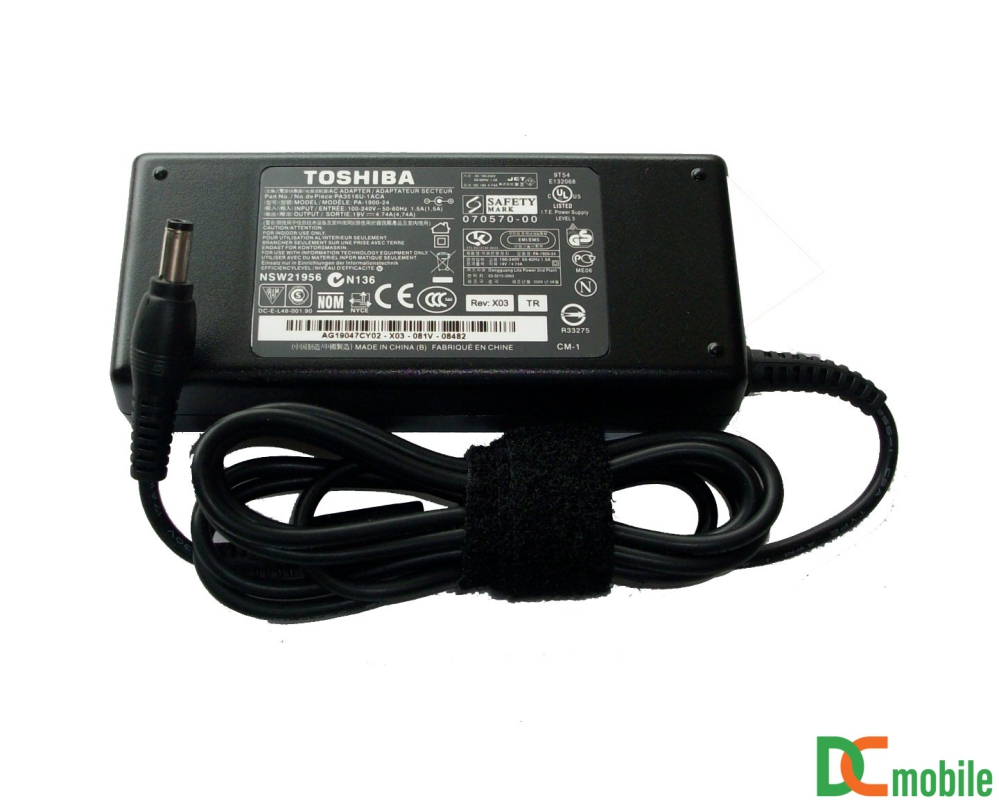 Sạc laptop Toshiba 19V-4.74A – ZIN