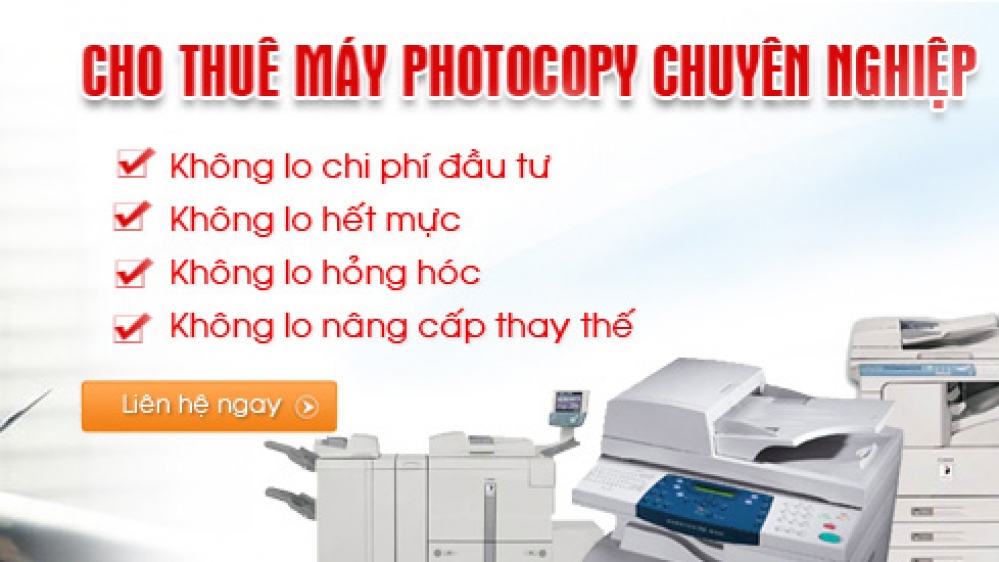 Dịch vụ cho thuê máy photocopy chuyên nghiệp tại DCMOBILE