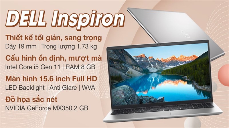 Cấu hình Laptop Dell Inspiron 15 3511 i5 1135G7