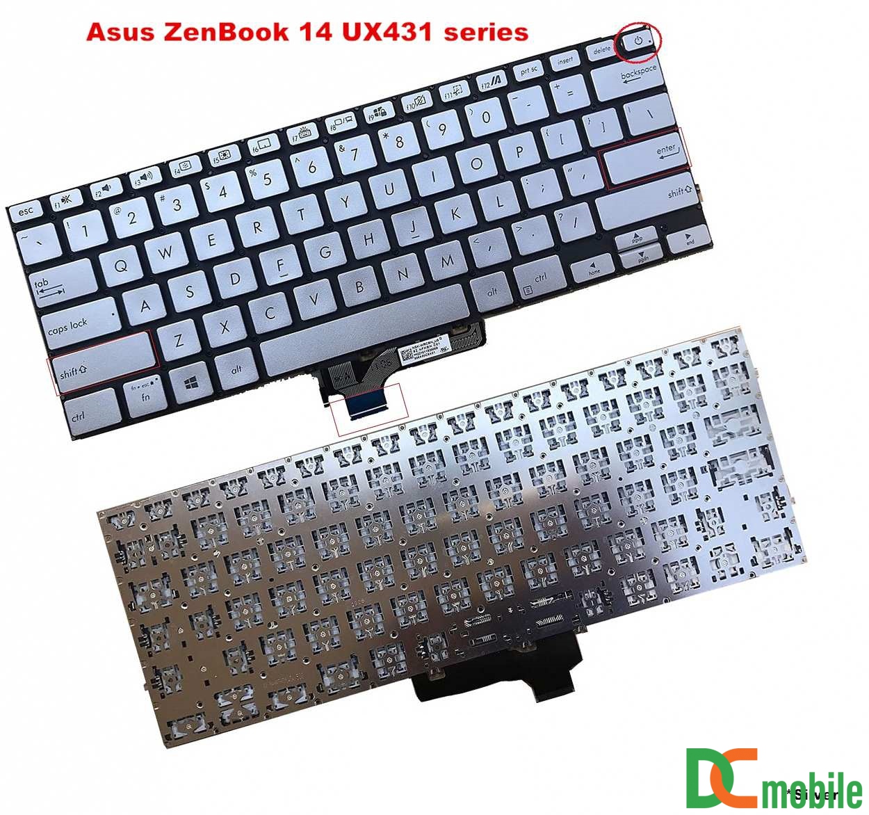 Bàn phím laptop Asus ZenBook 14 UX431