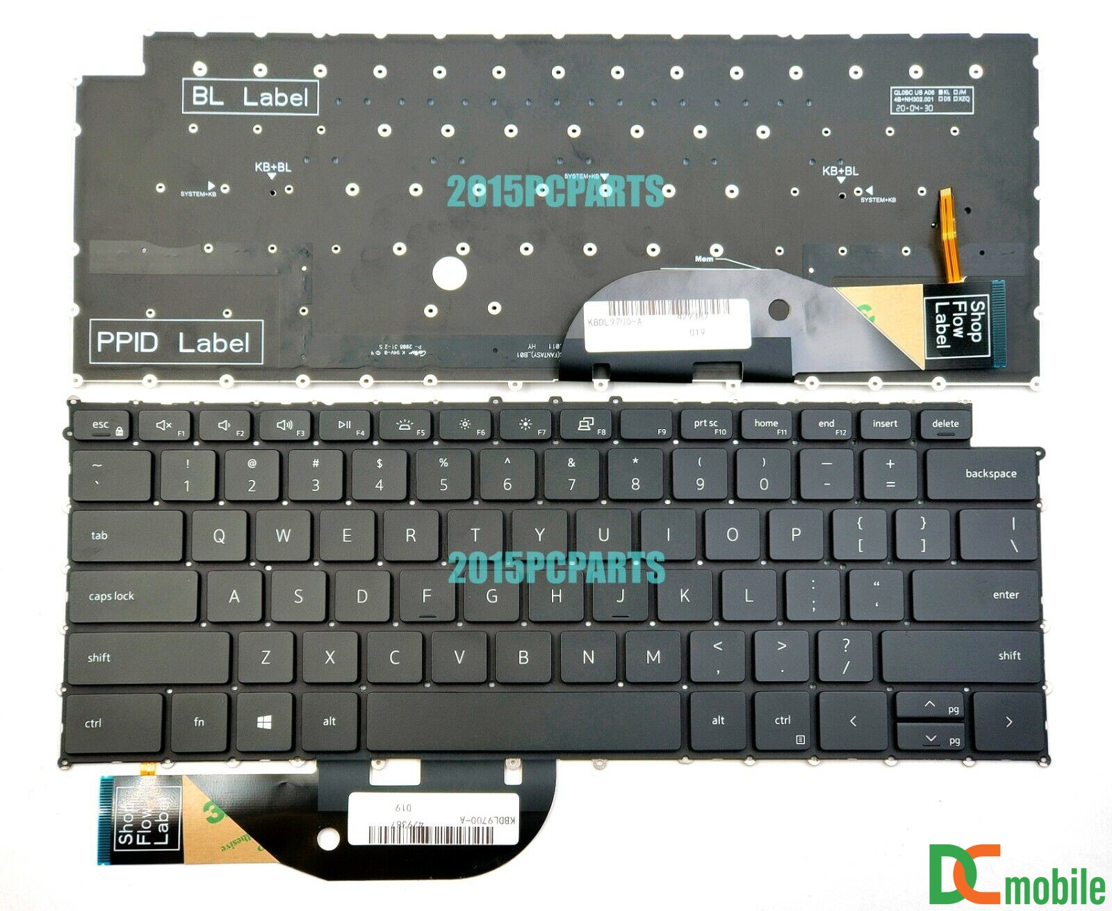 Bàn phím laptop Dell XPS 9500