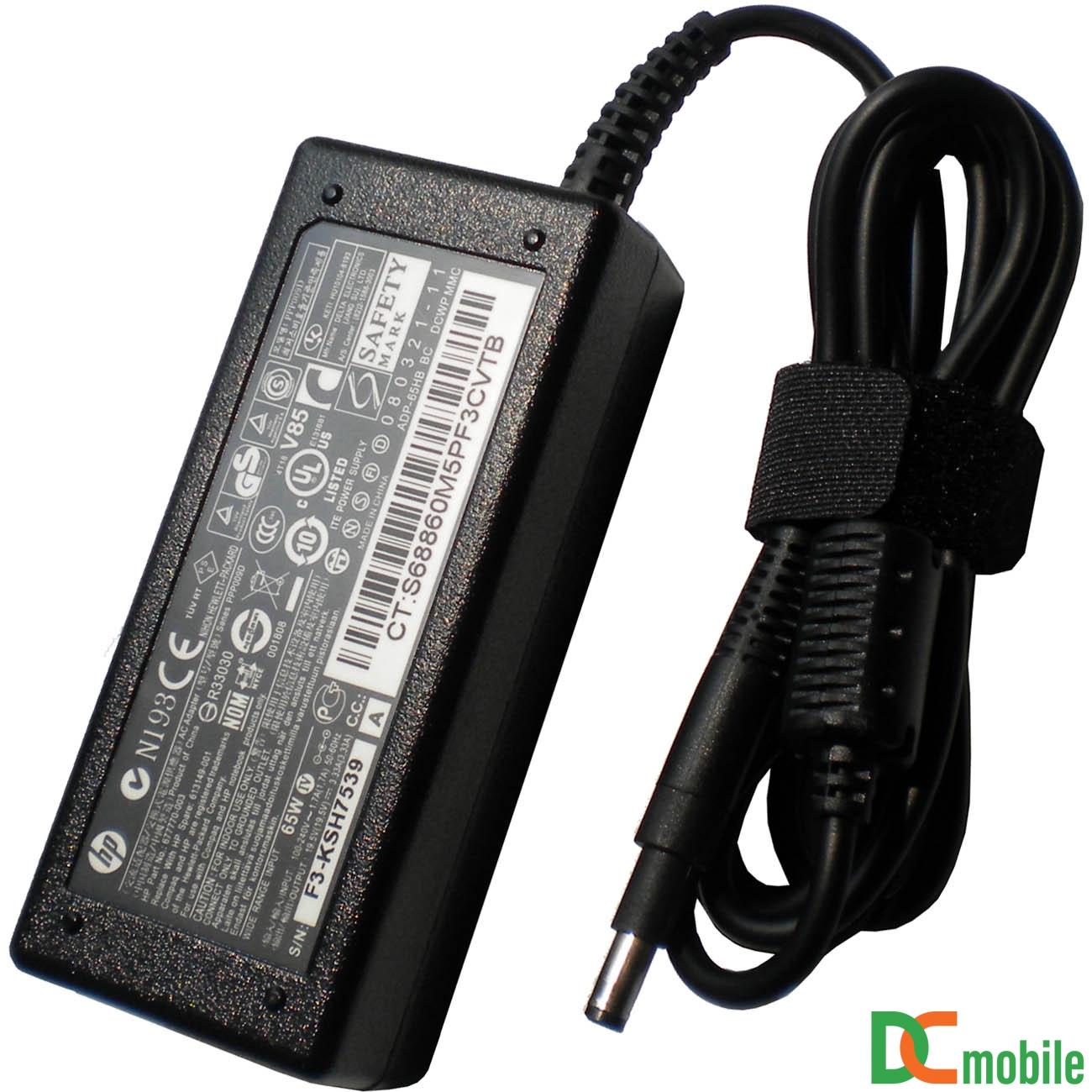 Sạc laptop HP – Compaq 19.5V-3.33A Đầu dài