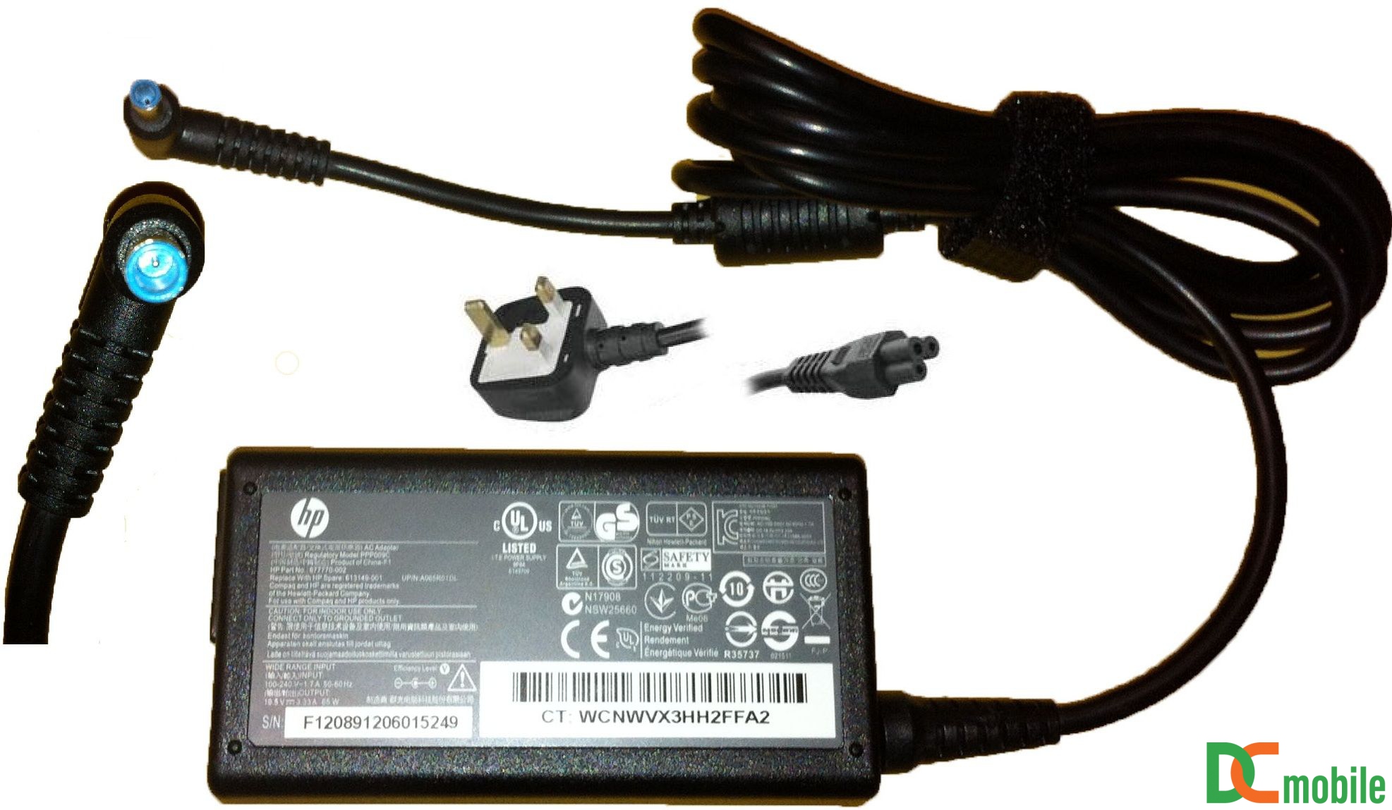Sạc laptop HP – Compaq 19.5V-3.33A