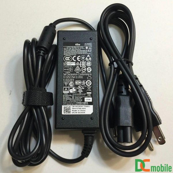 Sạc laptop Dell 19.5V-2.31A Kim nhỏ