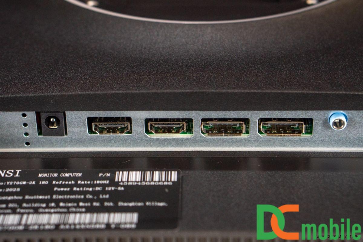 Cổng kết nối màn hình YUNSI Y270GW 2K 100HZ