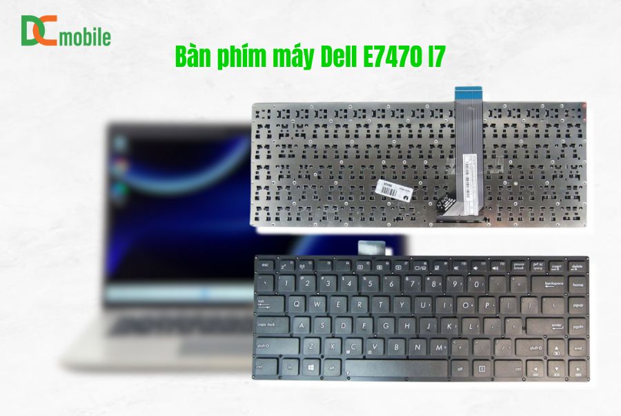 Mẫu Laptop dell latitude e7470 i7 cũ BỀN ĐẸP 2 bàn phím máy dell e7470 core i7